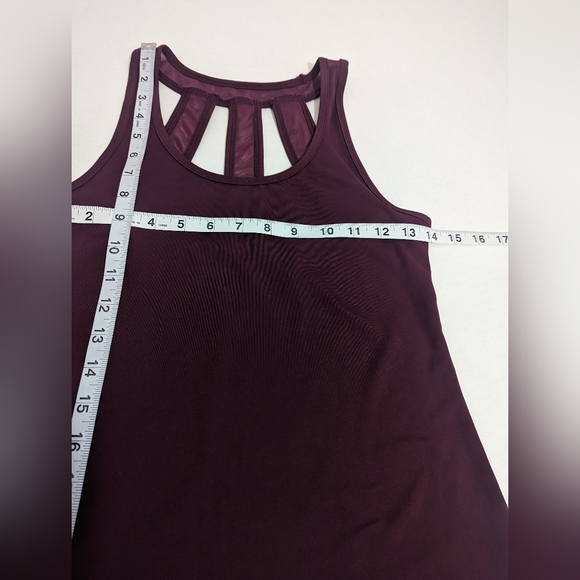 90 Degree by Reflex Wine Active Wear Tank Top Women's Size Small - Picture 4 of 6